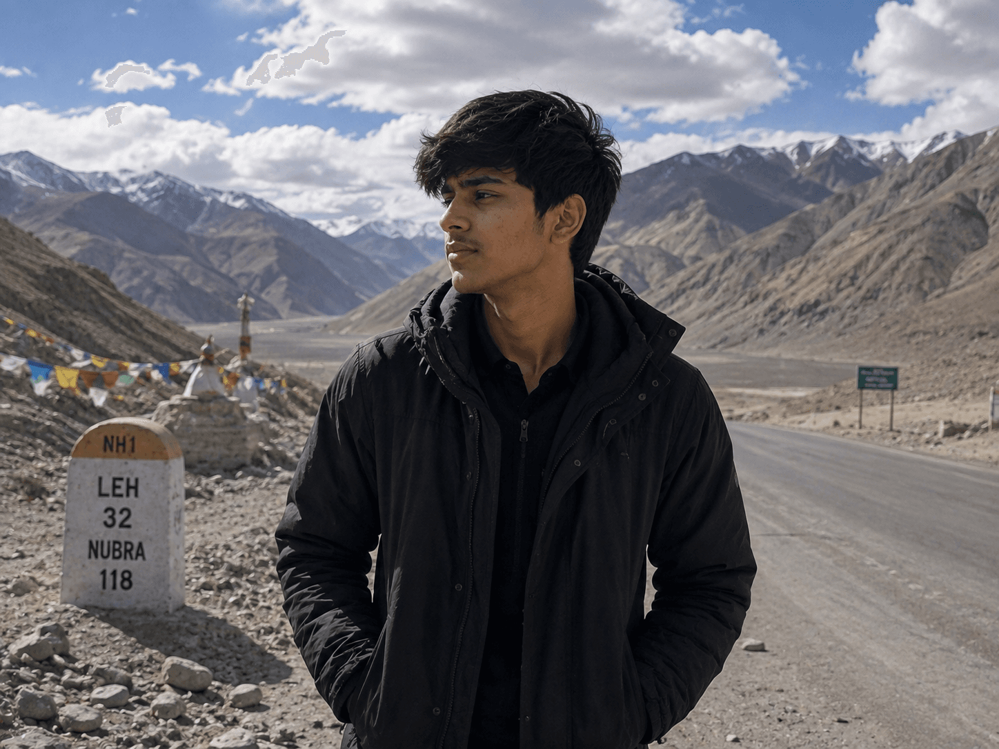 A view from Leh, Ladakh